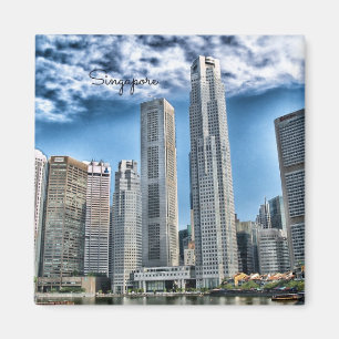 Imã paisagem urbana de Singapura