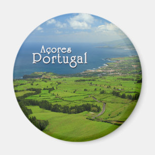 Imã Paisagem verde de Miguel do Sao