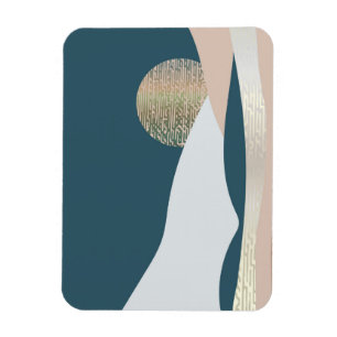 Ímã paisagens abstrato