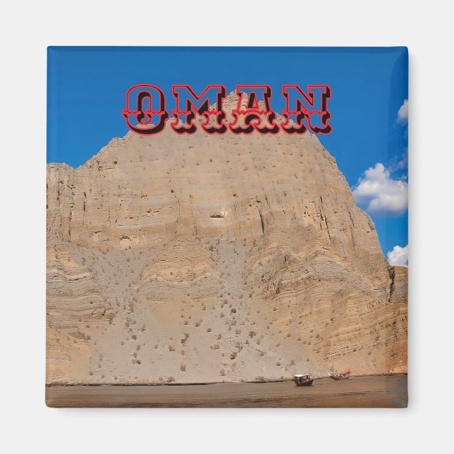 Imã paisagens majestosas de Omã (Frente)