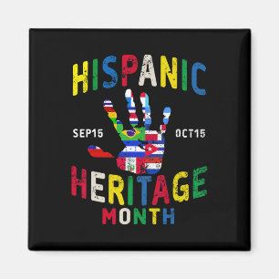 Imã Países latinos de impressão manual de patrimônio h