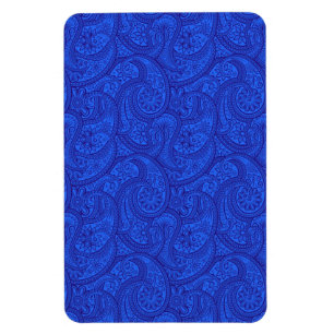 Ímã Paisley azul