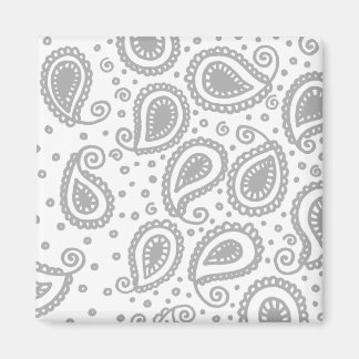Imã Paisley em Branco