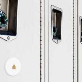 Imã Paisley Floral Art - Decor Laranja Boho