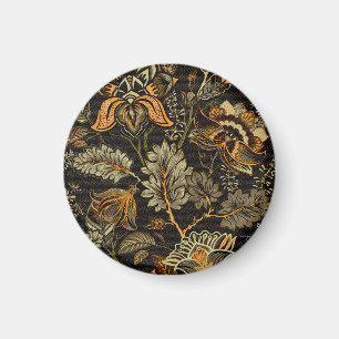 Imã Paisley floral indiano, padrão étnico uniforme.