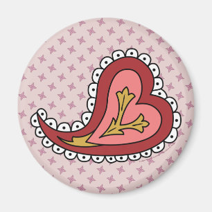 Imã Paisley Heart Magnet