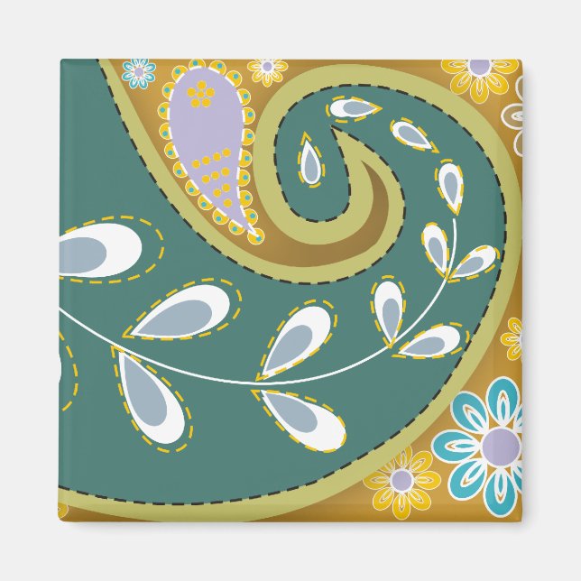 Imã Paisley Magnets (Frente)