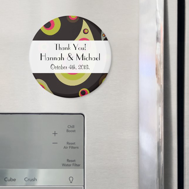 Imã Paisley Pattern, Persa Paisley, Boteh, Casamento (In Situ (Fridge))