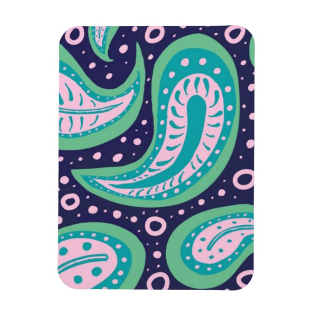 Ímã Paisley personalizável (Vertical)