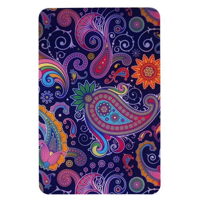 Ímã Paisley Purple rosa (Vertical)