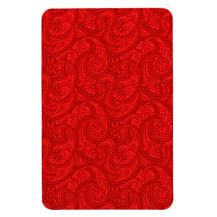 Ímã Paisley vermelho