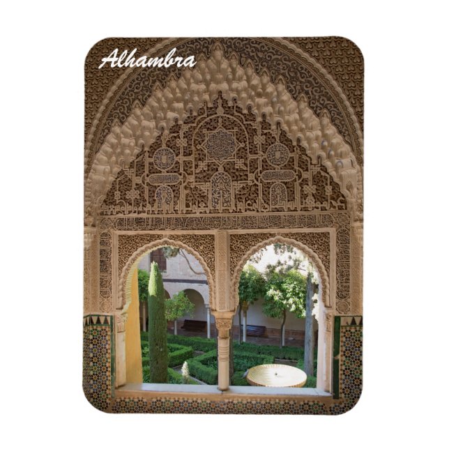 Ímã Palácio Alhambra Nasrid (Vertical)