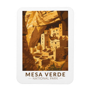 Ímã Palácio de Cliff do Parque Nacional de Mesa Verde