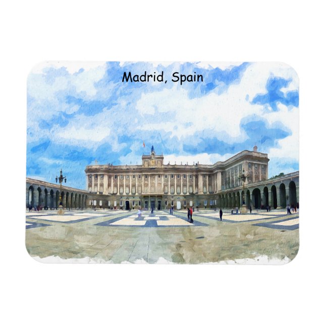 Ímã Palácio de Espanha de Madrid (Horizontal)