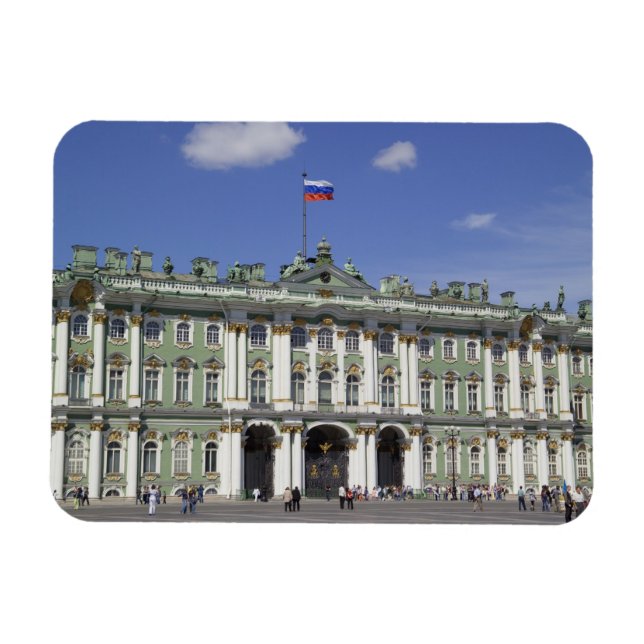Ímã Palácio de inverno, Ruas Petersburgo, Rússia (RF) (Horizontal)