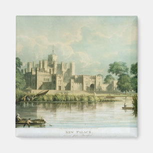 Imã Palácio de Kew como visto de Brentford, gravado