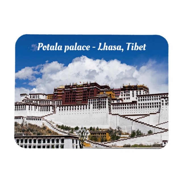 Ímã Palácio de Potala em Lhasa - Tibete (Horizontal)