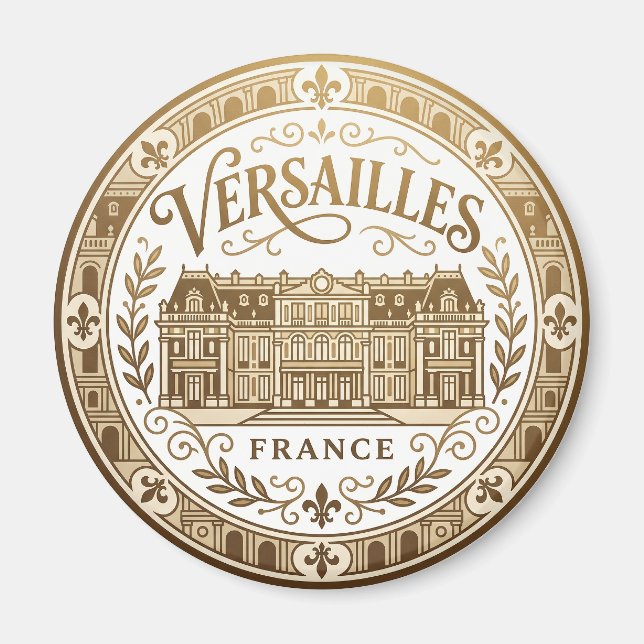 Imã Palácio de Versalhes França (Frente)