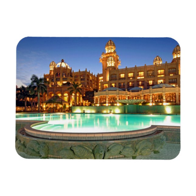 Ímã Palácio do Hotel e Piscina da Cidade Perdida (Horizontal)