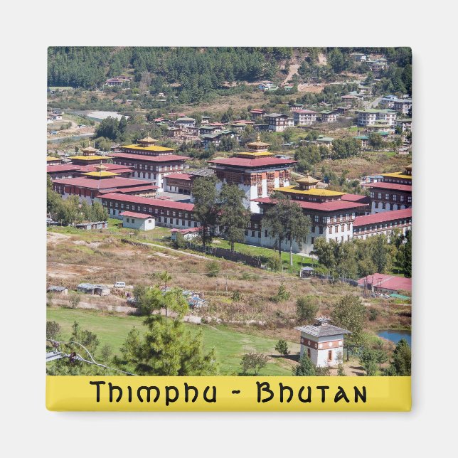 Imã Palácio do Rei em Thimphu - Butão (Frente)