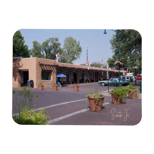 Ímã Palácio dos Papais noeis do Novo México (Horizontal)