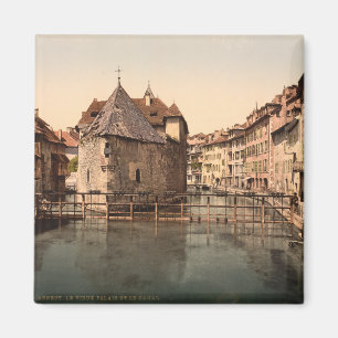 Imã Palácio e canal velhos, Annecy, France