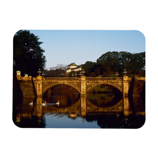 Ímã Palácio Imperial, Ponte Nijubashi, Tóquio, Japão (Horizontal)