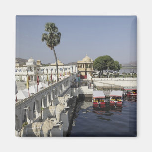 Imã Palácio Jag Mindar, Lago Pichola, Udaipur, Índia