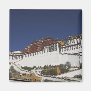 Imã Palácio Potala em Lhasa, Tibete.
