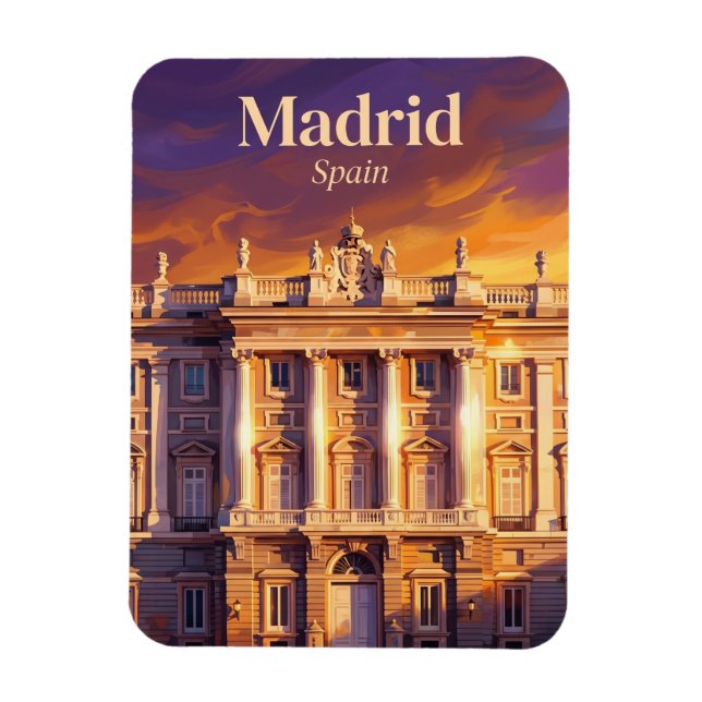 Ímã Palácio Real de Madrid Espanha (Vertical)