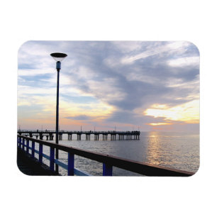 Ímã Palanga Pier Sunset, LITUÂNIA -