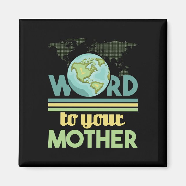 Imã Palavra Para Sua Mãe - Proteção Ambiental (Frente)