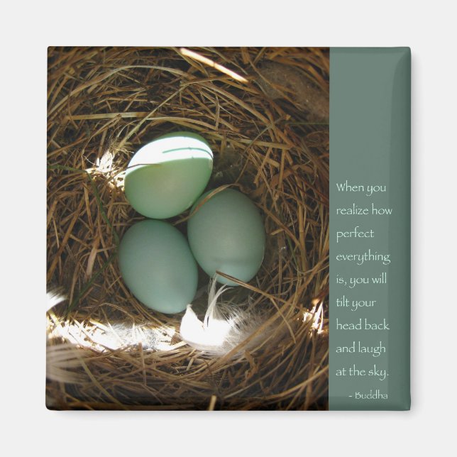 Imã Palavras Buda Sabedoria (Frente)