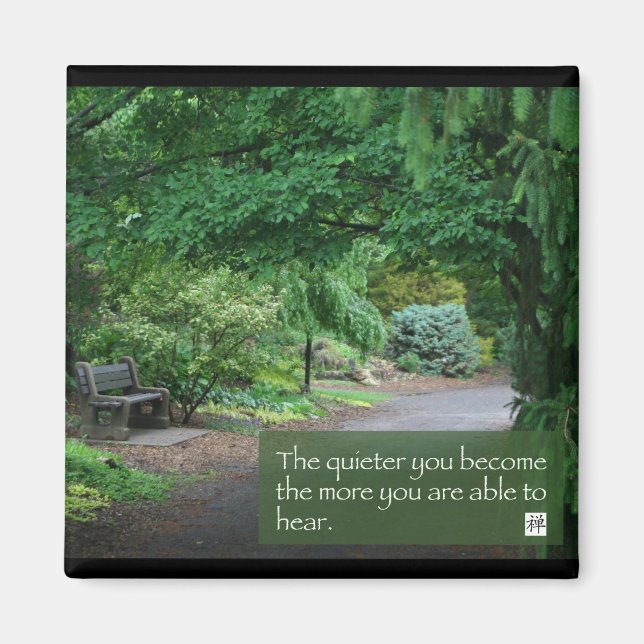 Imã Palavras de Sabedoria Zen (Frente)