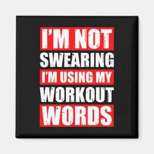 Imã Palavras De Trabalho Pesam Esporte Gym Funny Bodyb