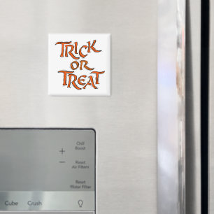 Imã Palavras de Truque ou de Tratamento de Halloween
