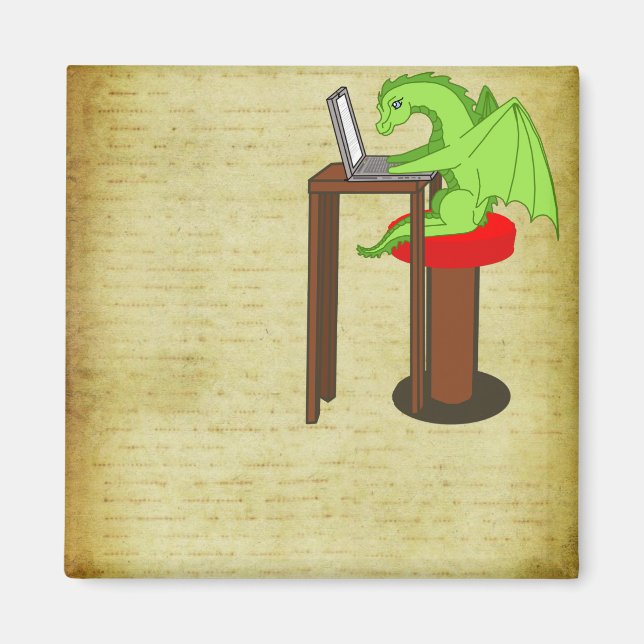 Imã Palavras do dragão (Frente)