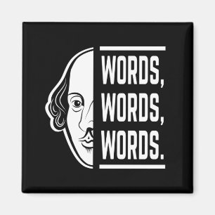 Imã Palavras Palavras Shakespeare Cita Thespian