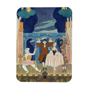 Ímã Palco da pantomima, ilustração para 'Fetes