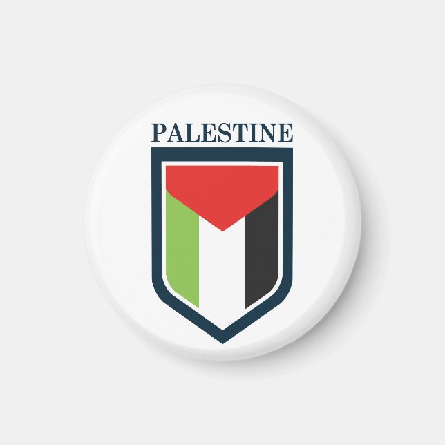 Imã Palestina e bandeira palestina (Frente)