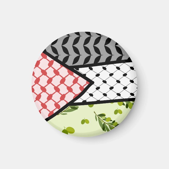 Imã Palestina moderna Keffiyeh Falastin (Frente)