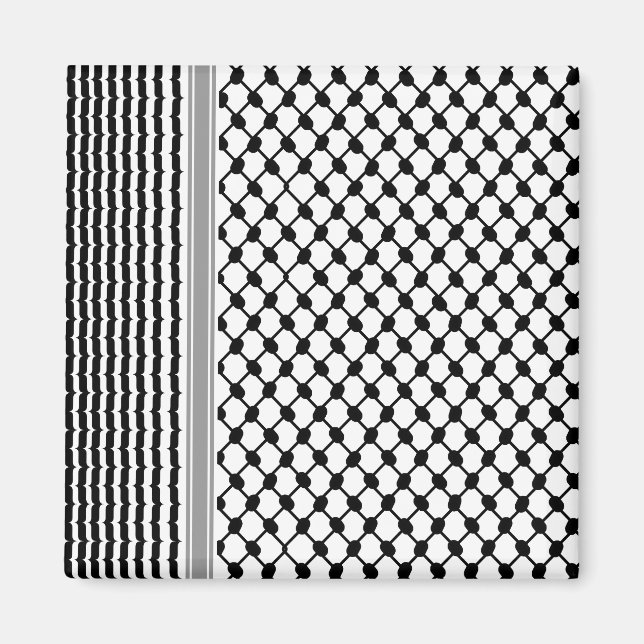 Imã Palestino Hatta Keffiyeh Kufiya Folk (2 Padrão) (Frente)
