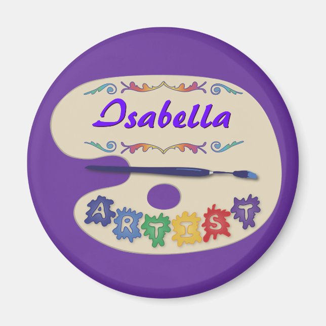 Imã Palete de Artista (Frente)