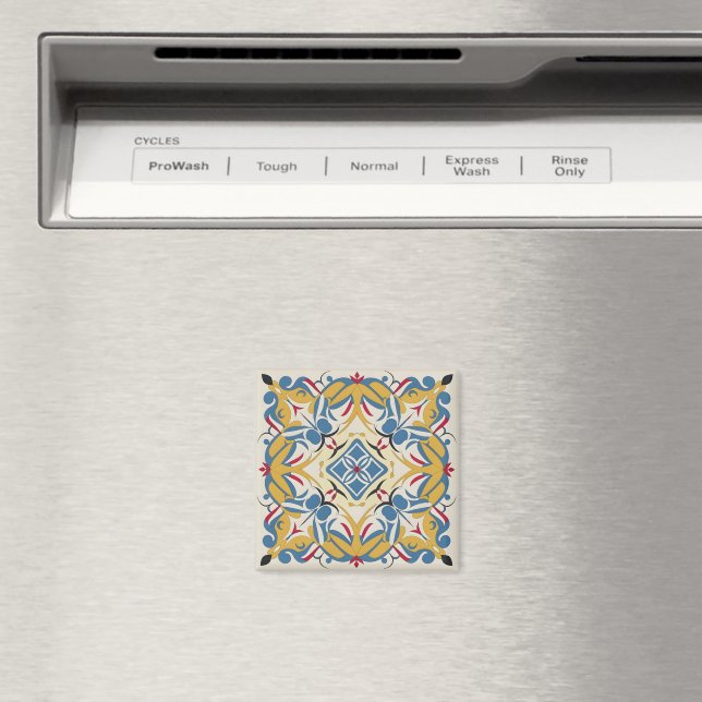 Imã palha de mosaico. mandala (In Situ (Dishwasher))