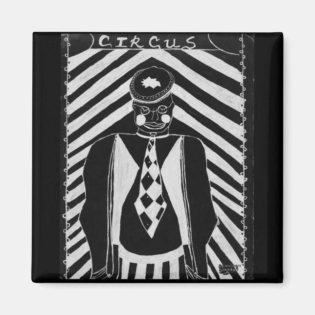 Imã Palhaço de circo (Frente)