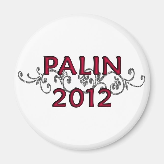 Imã Palin 2012 - Imagem Redonda da Vinha (Frente)