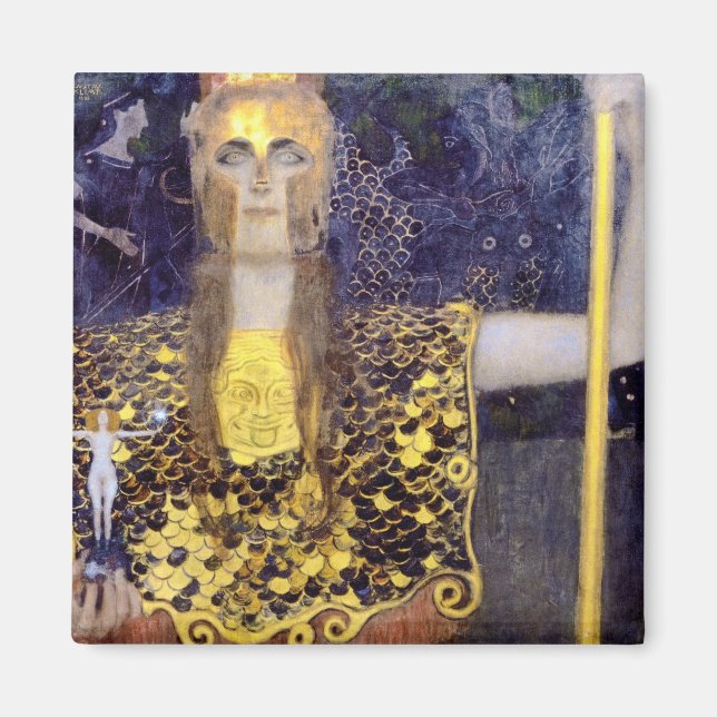 Imã Pallas Athena, Gustav Klimt (Frente)