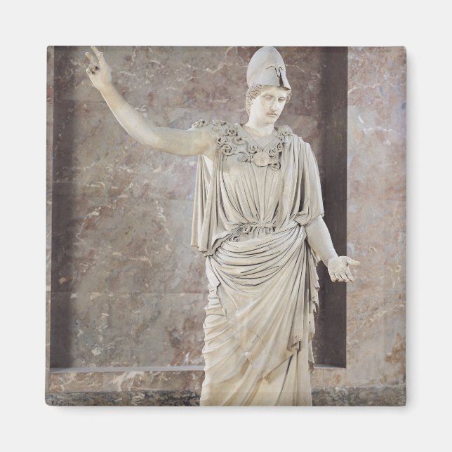 Imã Pallas de Velletri, estátua de Helmeted Athena (Frente)