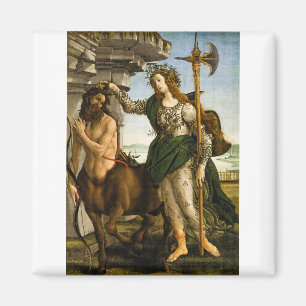 Imã Pallas e o Centauro por Sandro Botticelli