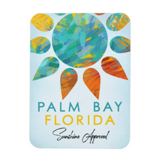 Ímã Palm Bay Florida Sunshine Viagem
